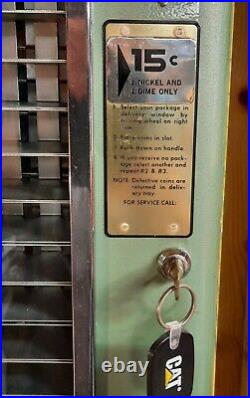 Vintage U Select It Coin Op Candy Cigarettes Vending Operated Store Machine