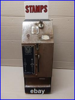 Vintage US Mail Postage Stamp Machine Dispenser Coin Vending 13 Tall
