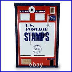 Vintage US Postage Stamp Vending Machine 3 Lever Coin Operated USPS Post Office