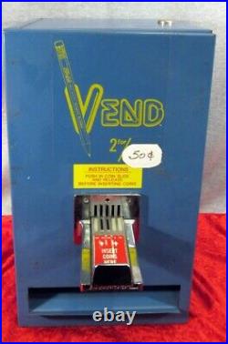 Vintage Vend Pencils Coin Operated. 25 Cent School Vending Machine (ezs000945)