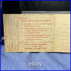 Vintage Working Seal In Plastic 25 Cent Coin Op Counter Top Vending Machine