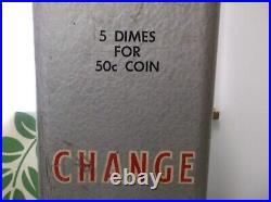 Vintage coin changer 50 cent piece 5 dimes vending coke pepsi arcade standard