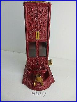 Vintage coin operated match machine circa 1900