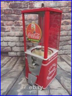 Vintage gumball machine 25 cent coin mechanism fully functional