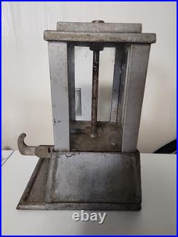 Vtg Nickel Sun 5 cent Vending Gumball Machine Pull Coin with key peanut dispenser Vtg Nickel Sun 5 cent Vending Gumball Machine Pull Coin with key peanut dispenser