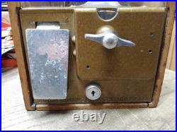 Vtg Victor Co 50s Baby Grand Charm Coin Op Vending Machine Wood Bubblegum Gumbal