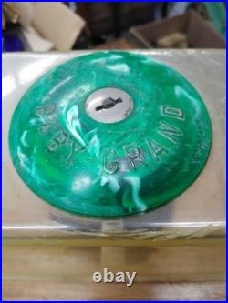 Vtg Victor Co 50s Baby Grand Charm Coin Op Vending Machine Wood Bubblegum Gumbal