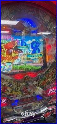 WORKING Woody Wood Pecker Pachinko Machine, Slot Coin Op Vending Gas Oil Sign