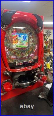 WORKING Woody Wood Pecker Pachinko Machine, Slot Coin Op Vending Gas Oil Sign