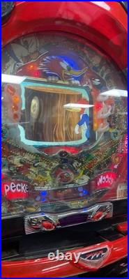 WORKING Woody Wood Pecker Pachinko Machine, Slot Coin Op Vending Gas Oil Sign