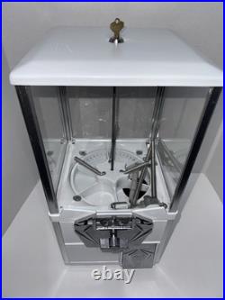 White A&A Northwestern 2 Capsule Toy Bulk Vending Machine 50cent Vend Withkeys