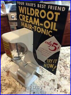 Wildroot Cream oil Hair-Tonic 5 cent coin operated dispenser
