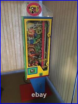 Wowie Zowie Coin Op Gumball Machine Vending Machine Arcade Pinball Fully Working