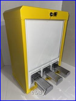 Yellow $1 Vend 3 Column Sticker Tattoo Pokemon Card Vending Machine Sports Cards