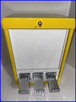 Yellow $1 Vend 3 Column Sticker Tattoo Pokemon Card Vending Machine Sports Cards