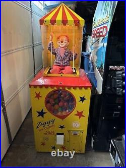 Ziggy the Talking Swinging Clown Commercial Coin-Op Vending Machine 100% Working